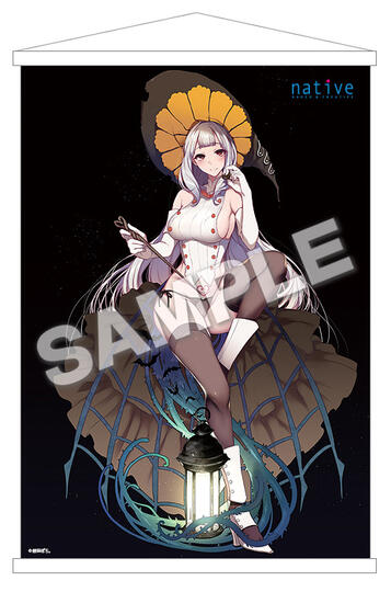 October 31st Witch: Miss Orangette - Wall Scroll